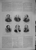 Old Antique Print 1894 Altman Jones Green Beard Hudson Barry Tower Bridge 19th