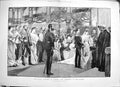 Original Old Antique Print 1894 Royal Wedding Coburg Ceremony Ehrenburg Castle
