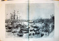 Old 1894 Opening Tower Bridge Ships Boats Royal Procession River Tham 0 19th
