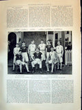 Old 1894 Oxford Yale University Athletic Hickok Woodhull Sheldon Brow Victorian