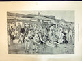 Antique Old Print 1894 Scene Ramsgate Sands Beach Seaside Families Children