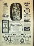 Old 1894 Beechams Pills Uam-Var Whisky Kelvin Water Tap Bensons Watch Victorian