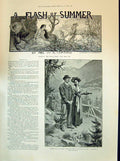 Old 1894 Story Flash Summer Clifford Lady Man Romance Mountains Sitti Victorian