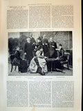 Old 1894 Orleans Family Queen Isabella Spain Helene Comtesse Paris Du Victorian