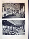 Old 1894 Stowe House England State Dining Room Library Woodnorton Har Victorian