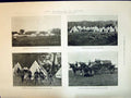 Print 1894 Army Ireland Rifle Brigade Oxfordshire Cyclists Buffs Tullamoy Tin