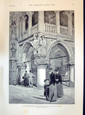 Old 1894 Doge'S Palace Venice Judgment Solomon Sport Rocky Mountains Victorian