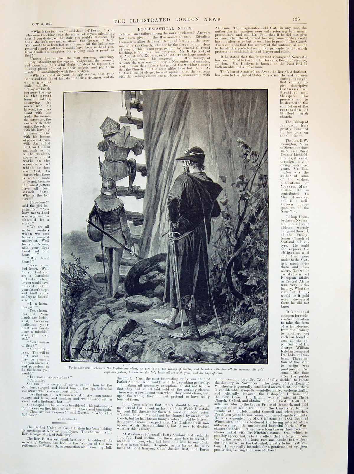 Old 1894 Theatre Queen Balmoral Beerbohm Tree Ballad-Monger Albany Cl Victorian