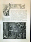 Old 1894 Story Illustration Noemi Rock Dweller Bishop Men Lady Canton Victorian