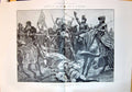 Old 1894 British Army Battle Scene Last Stand King John France Horses 19th
