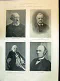 Old 1894 Historians Gardiner Seeley Bishop Stubbs Lecky Forest Villag Victorian