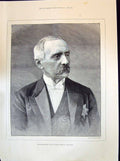 Old 1894 Prince Hohenlohe German Chancellor Statue Edmund Burke Brist Victorian