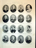Old 1894 London School Board Diggle Jackson Oxford Bowie Gover Bowls Victorian