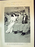 Old Print 1894 Drury Lane Theatre Audience Jones Brown Geraudel Pastilles 19th