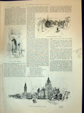 Old 1894 Eaton Chapel Temple Gardens Grand Corridor Saloon Armoury St Victorian