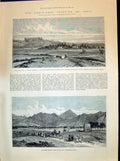 Old 1894 India Kaffir Koti Fortress Bunnu Punjaubi Troops Waziris Mou Victorian