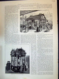Old 1894 Log Hut Canadian Whisky Price Patent Candle Permanent Nitrat Victorian