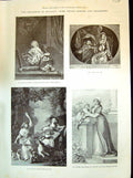 Old 1894 Royalty Children Prince James Stuart Caroline Wales Albert V Victorian