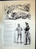 Old 1894 Story Illustration House Nightingales Max Pemberton Trooper Victorian