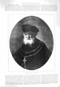 Original Old Antique Print 1895 Portrait Man Rembrandt 19th Century