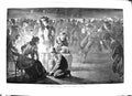 Old Antique Print 1895 Ice Skating Season Hampstead Ponds London Davis 19th