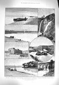 Old Antique Print 1895 River Joseph Fayoum Birket El-Qerum Tamieh Jusuf 19th