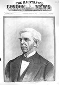 Original Old Antique Print 1894 Portrait Dr. Oliver Wendell Holmes Victorian