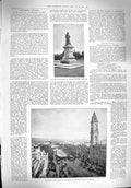 Original Old Antique Print 1894 Statue Queen Victoria Adelaide Schaumburg-Lippe