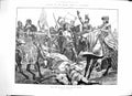 Old Antique Print 1894 Battle British Army Poitiers King John France War 19th