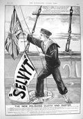 Old Antique Print 1894 Advertisement Selvyt Polishing Cloth Duster Navy 19th
