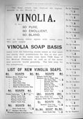 Old Antique Print 1895 Advertisement Vinolia Soap Floral Coal Tar Sulphur 19th