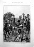 Old Battle Talavera Spanish Gen Cuesta Sir A Wellesley Adolf Menzel 1895 19th