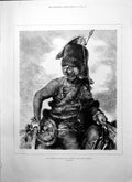 Old Hans Joachim Von Zieten One Frederick Greats Marshals A Menzel 1895 19th
