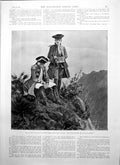 Old Antique Print Captain Spencer Asked When He Last Saw Miss Alicia 1895 19th