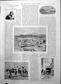 Antique Print Morocco City Street Entering Marakesh Sok Jumma-El-Fanar 1895