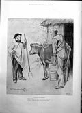 Old Humours Elections Rustic Milkman New Craven Dock Southampton1895 Victorian