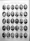 Antique Print New Members House Commons Leng Fry Man Unbarred Jib Door 1895