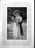 Antique Print Summer Flowers M Nonnenbruch Welbeck Abbey Dule Portland 1895