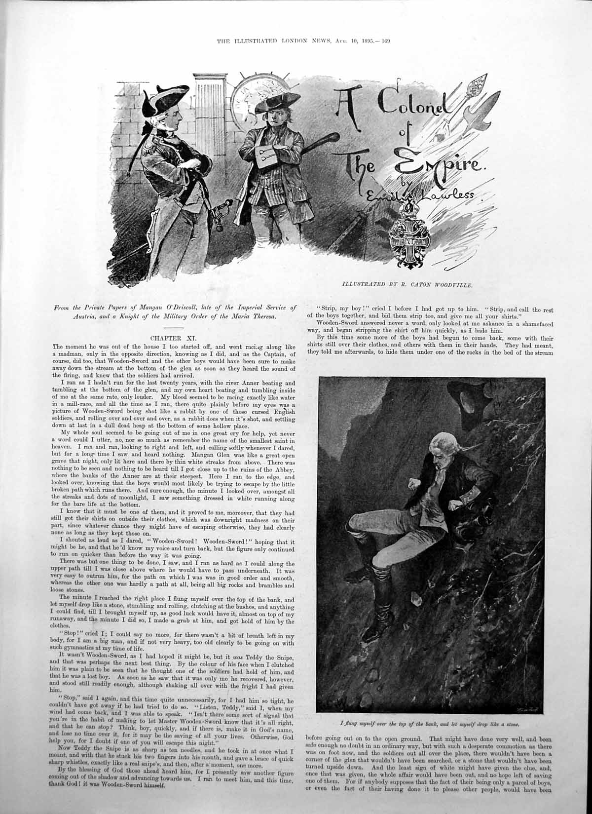 Old Colonel Empire Emily Lawless Man Top Bank Dropped Like Stone 1895 Victorian