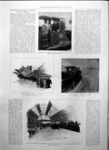 Old Print Rail Journey Aberdeen East V West Soutar Richard Webster R Finlay1895