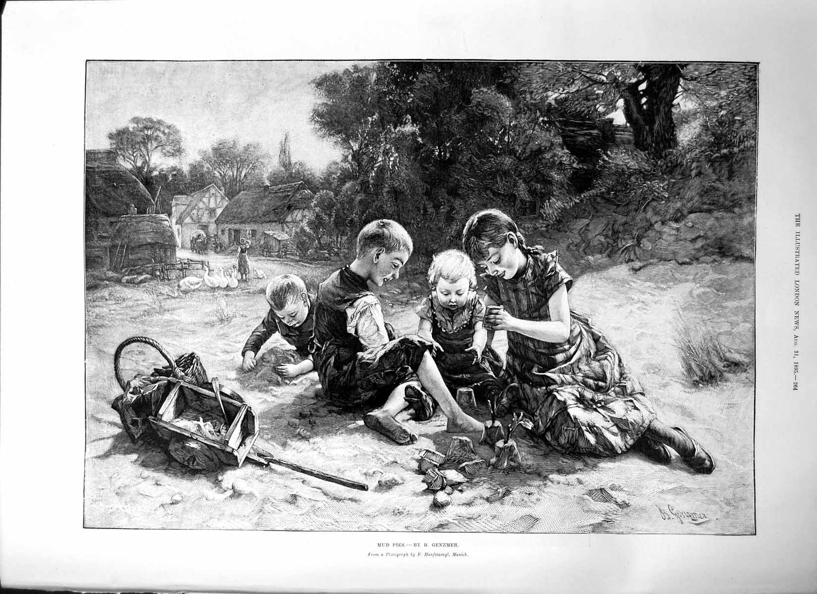Old Mud Pies B Genzmer Children Earl Cadogan Lord Lieut Ireland 1895 Victorian