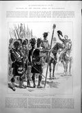 Old Battle Corunna Sir John Moore Highlanders Jack Galloped Gate 1895 Victorian