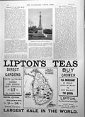 Antique Old Print Memorial Sir John Inglis Lucknow Liptons Teas London 1895
