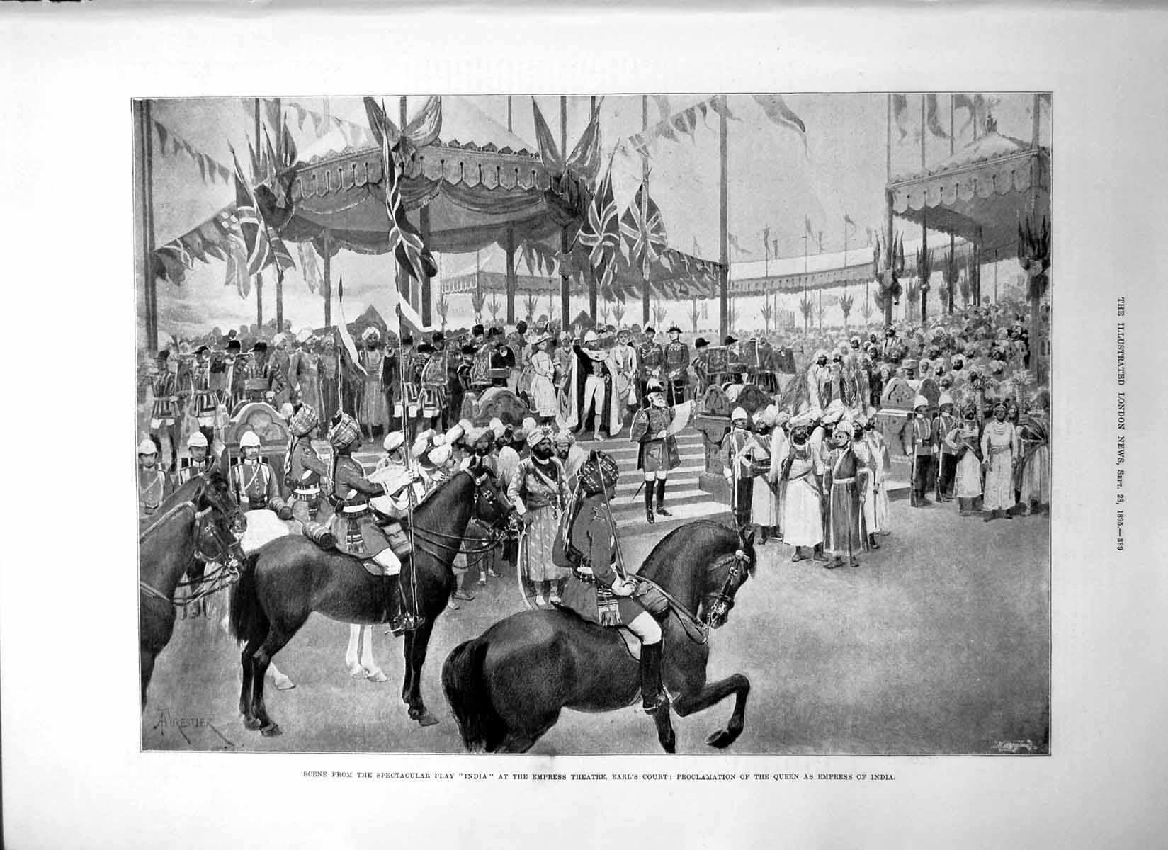 Old India Empress Theatre Queen Empress India Rev J Harris Baron Worms