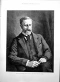 Antique Print Sir Frank Cavendish Lascelles British Ambassador Berlin 1895 19th