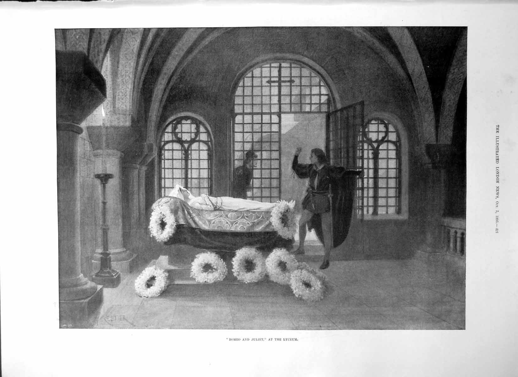 Old Romeo Juliet Lyceum Kirkstall Grange Leeds Beckett Harry Payne 1895 19th