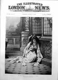 Antique Old Print Mrs Patrick Campbell As Juliet Lyceum Act 111 Scene1895