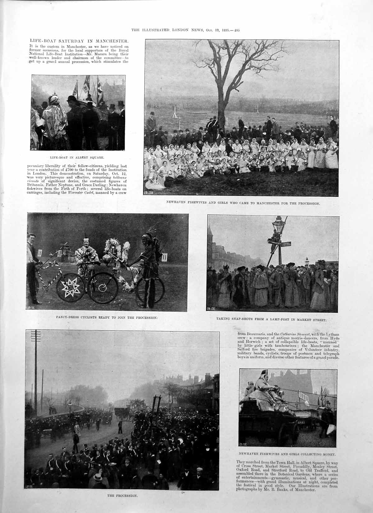 Old Lifeboat Saturday Manchester Newhaven Fishwives Adm Lewis Jones1895 19th
