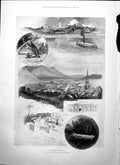 Old Sketches Venezuela Angostura Caracus Rich Mans House Indians 1895 Victorian