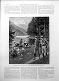 Old Print Hesperia Lady Boat Philip Sventsyany William Lecky Mp Dublin Uni 1895